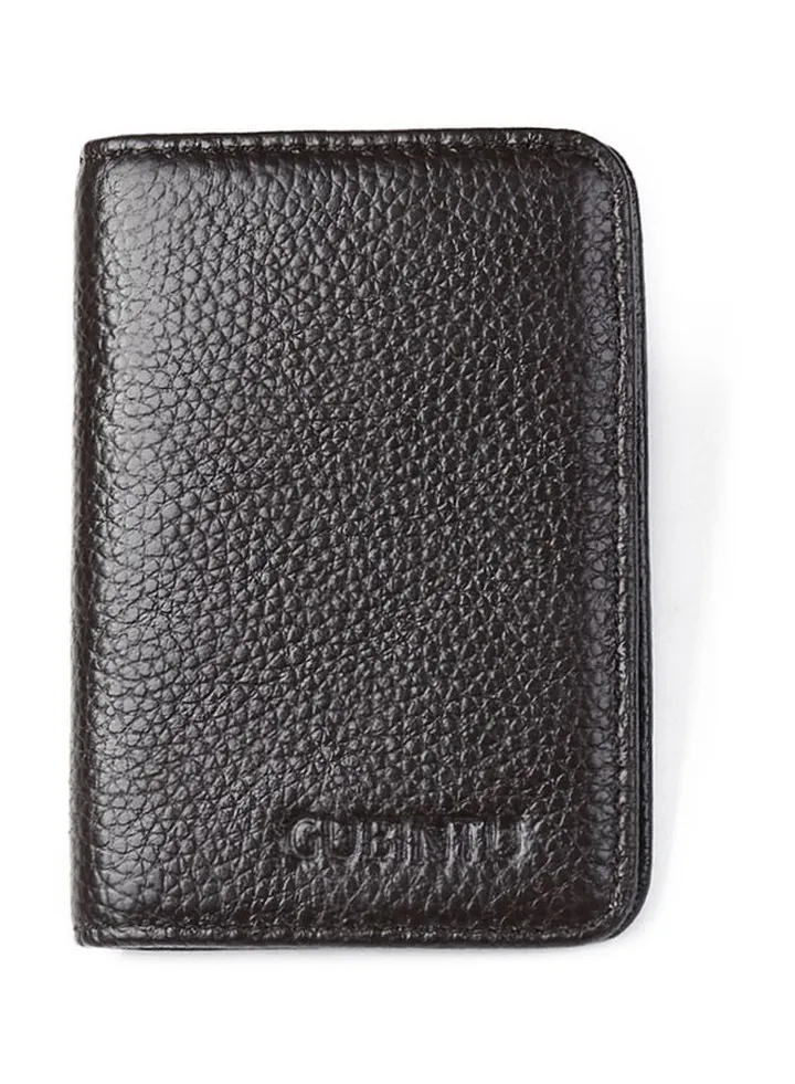 Multi-Functional Leather Coin Bag Black