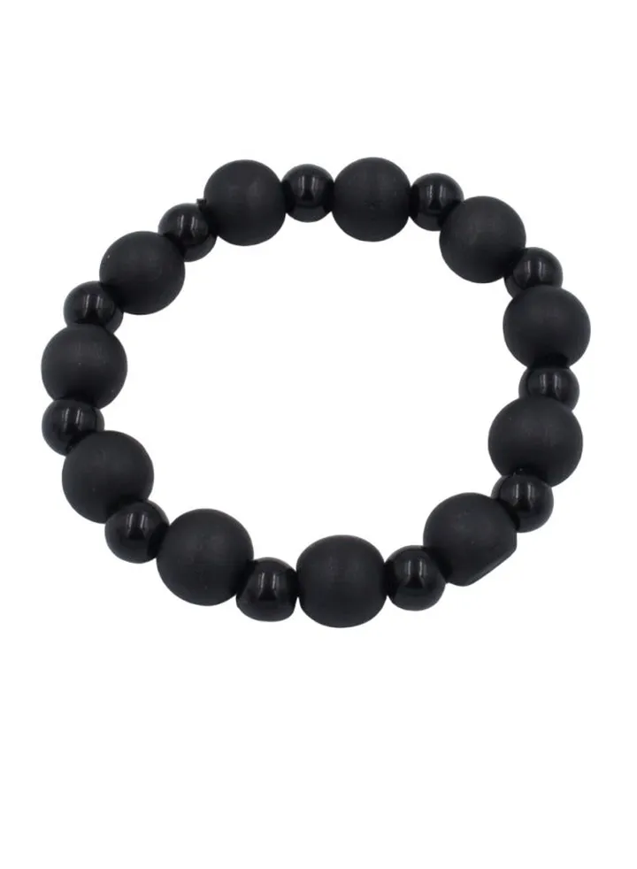 Fashion Stone Bracelet- Black