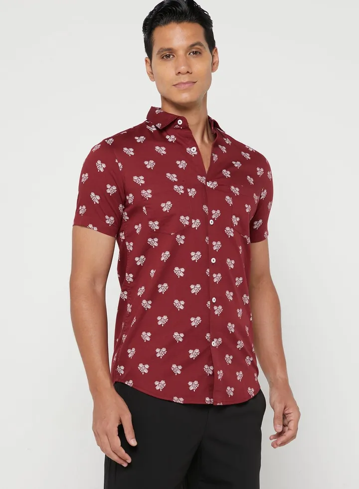 Cutway Collar Regular(Slim) Half Sleeve