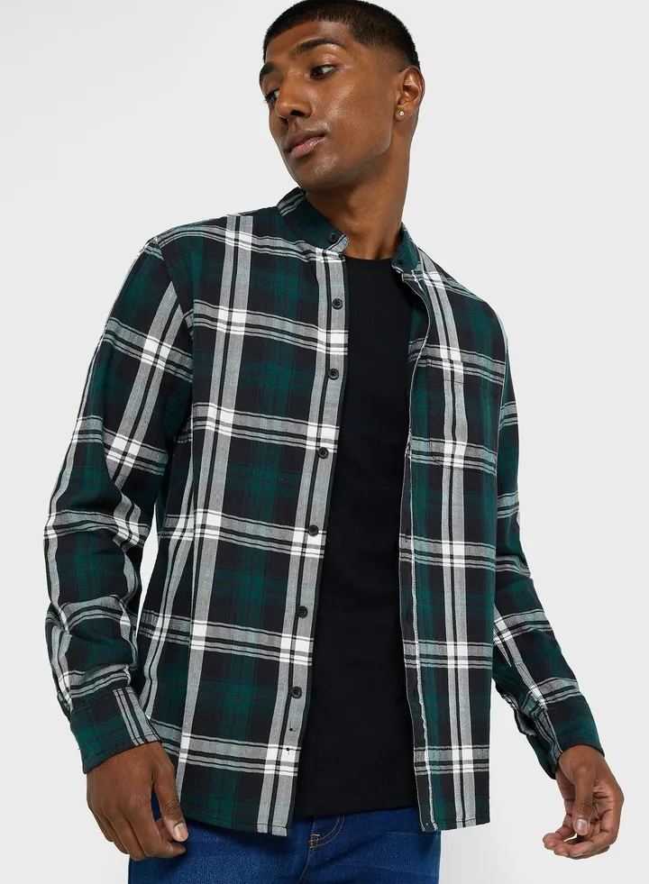 Checkered Long Sleeve Shirt