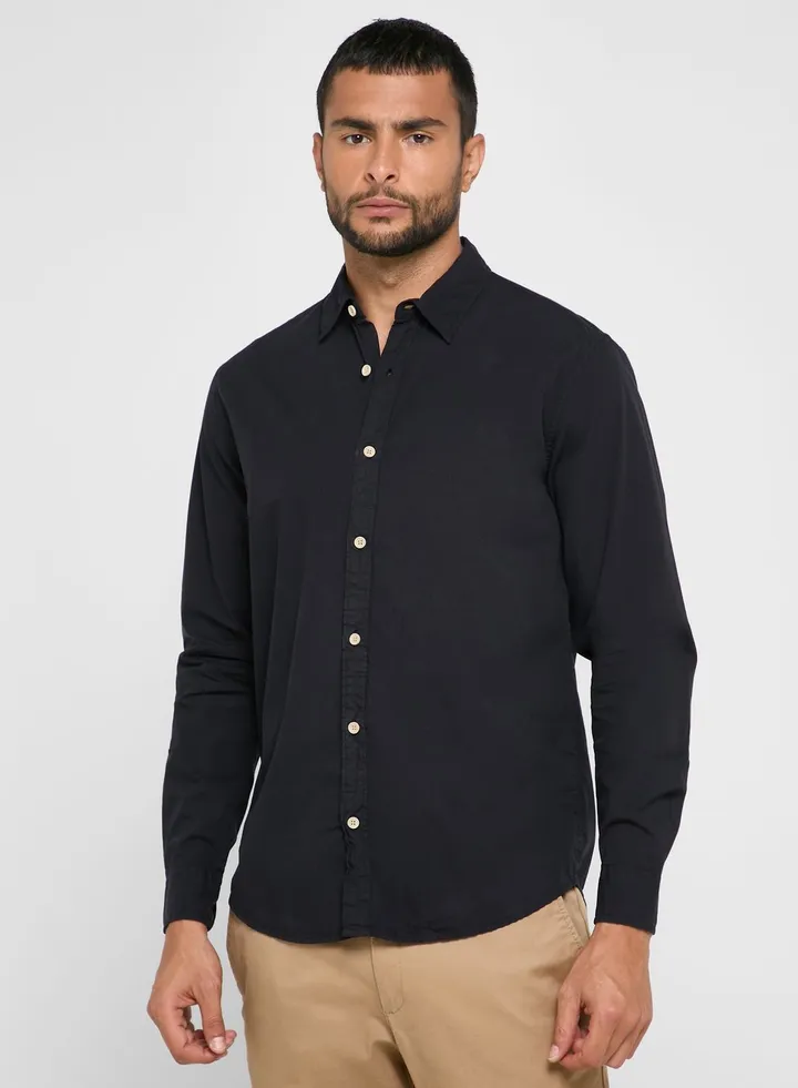 Long Sleeve Poplin Shirt