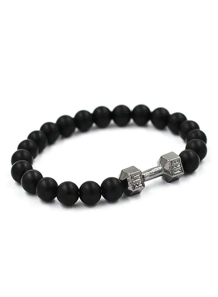 Dumbbell Beaded Bracelet