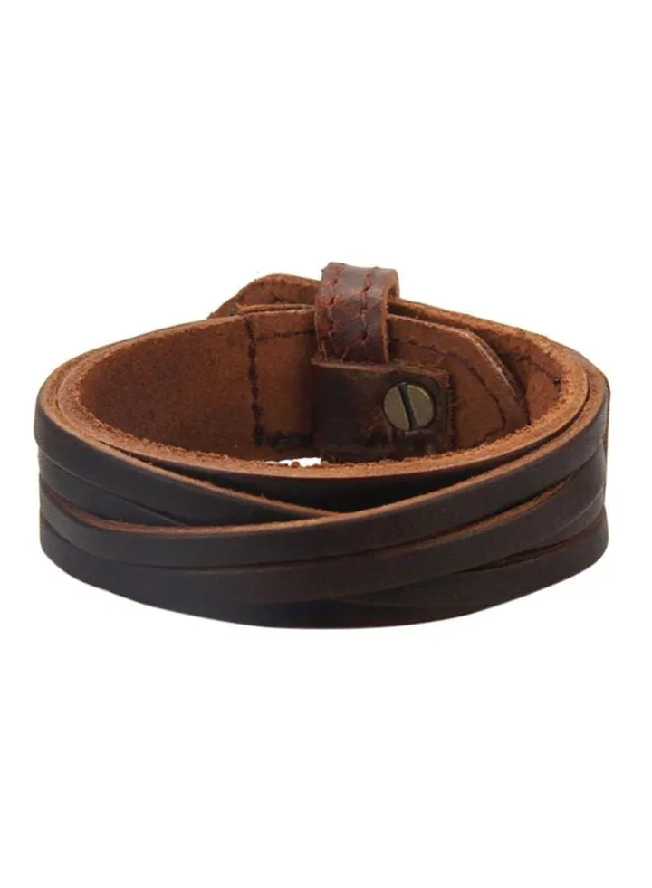 Leather Buckle Bracelet