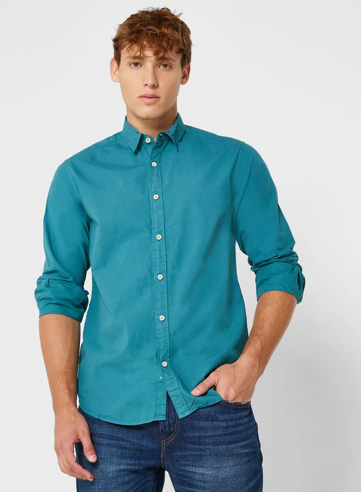 Long Sleeve Poplin Shirt