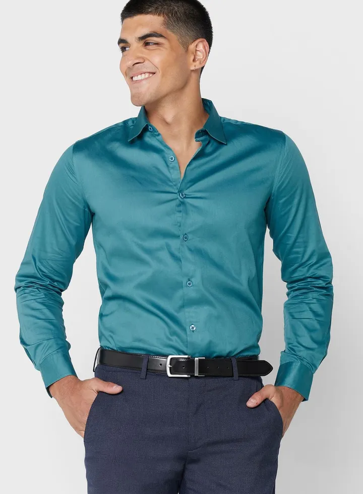 Cotton Satin Shirt