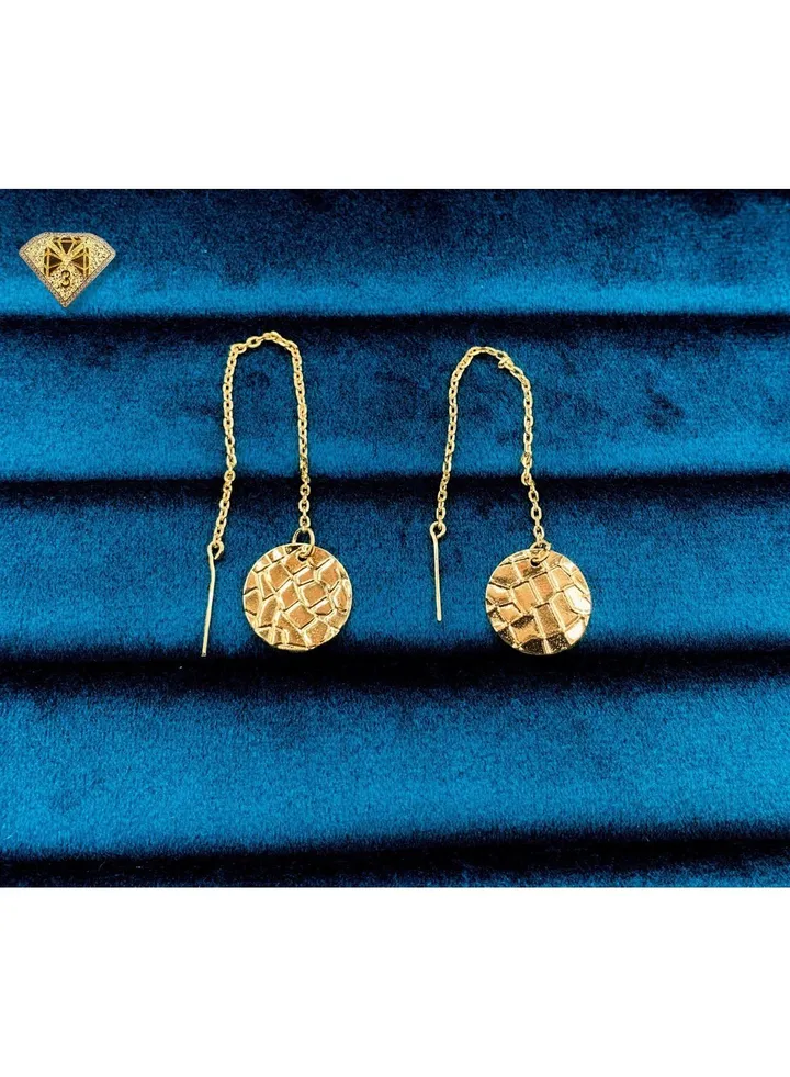 Gold-Plated Earrings for Women Without Stones - Elegant and Versatile Accessories.