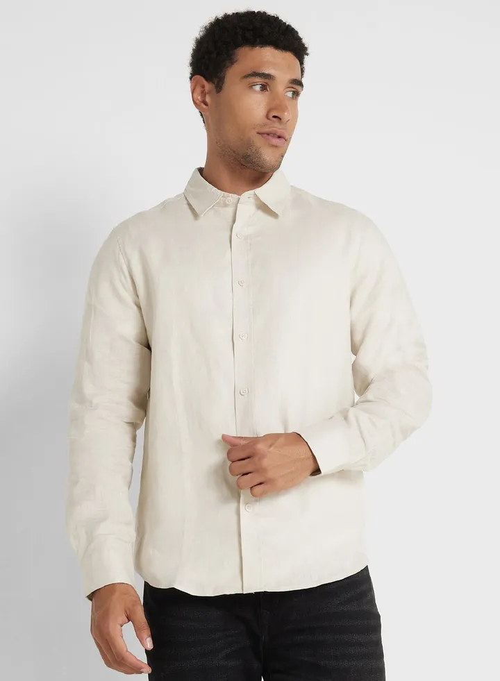Long Sleeve Linen Shirt