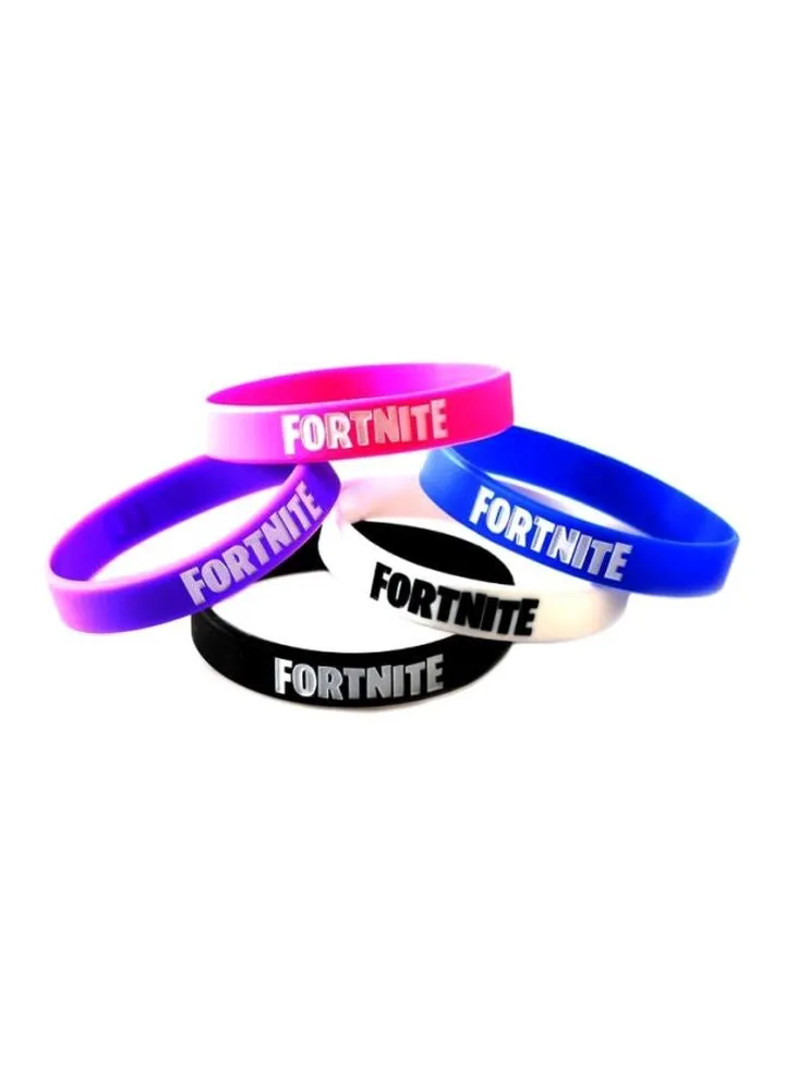 5-Piece Silicone Bracelet
