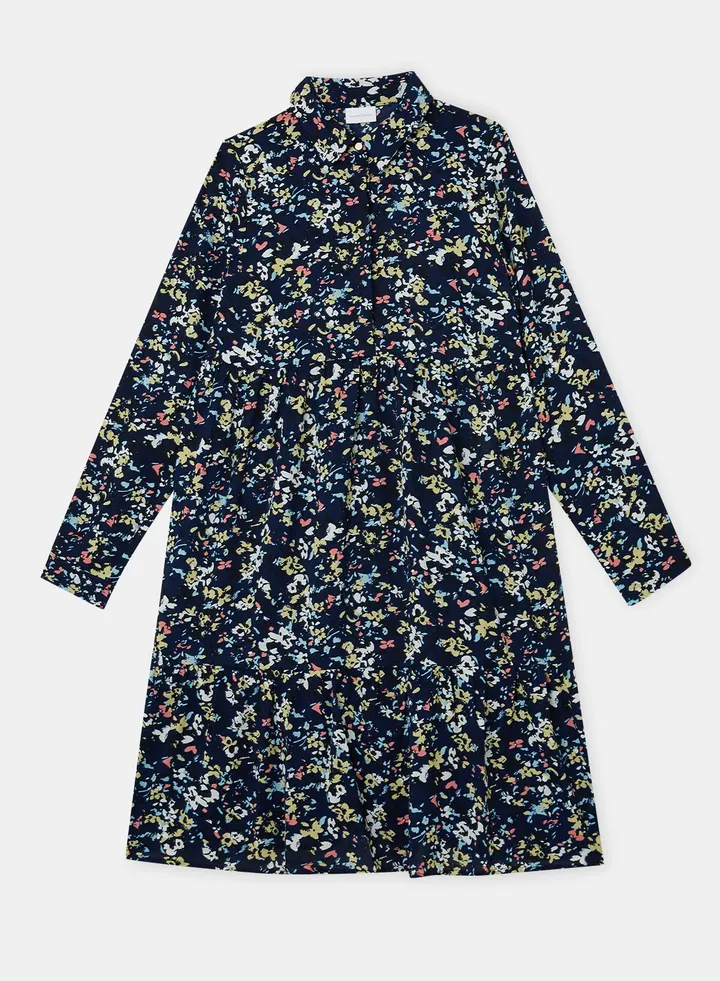 Mlxinia Maternity Shirt Dress Navy Blazer