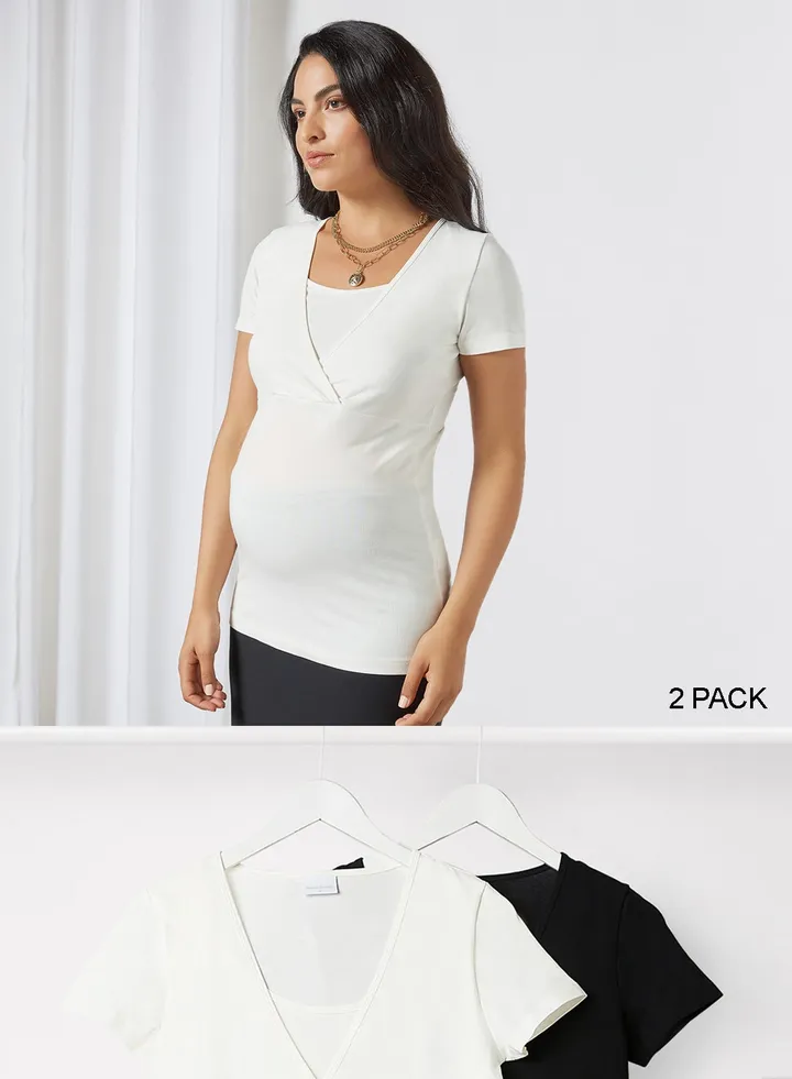 Casual Solid Asymmetric T-Shirt White