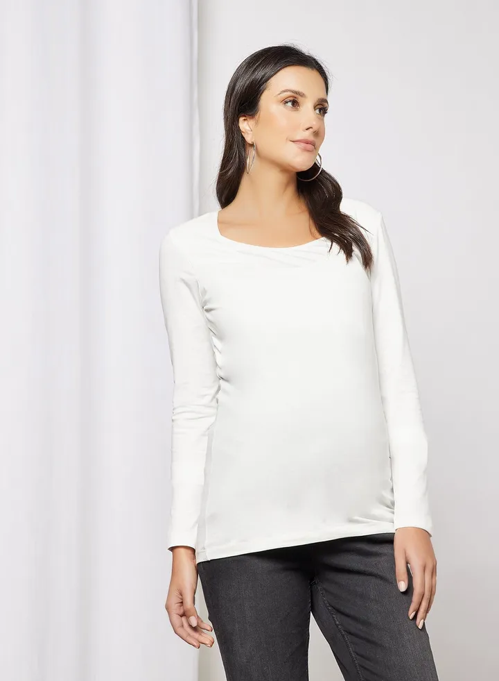 Maternity Nursing T-Shirt (Pack of 2) Black/White