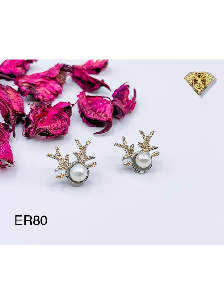 3diamond Platinum Plated Earring For Women Cubic Zircon Stone