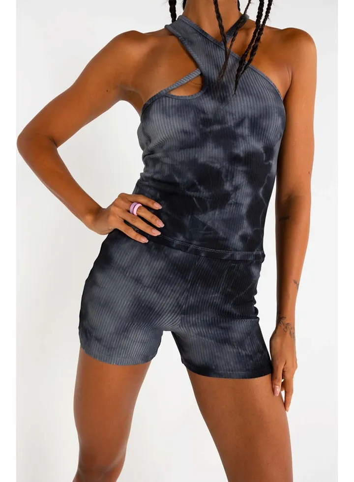 Women Tie Die Short