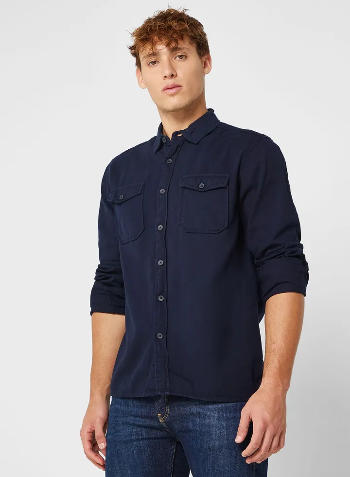 Long Sleeve Twill Shirt