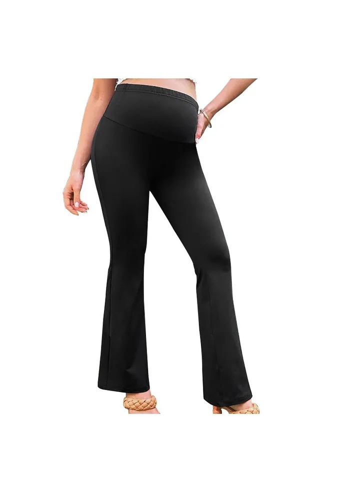 Women's maternity pants for big belly casual pajamas pregnancy pants