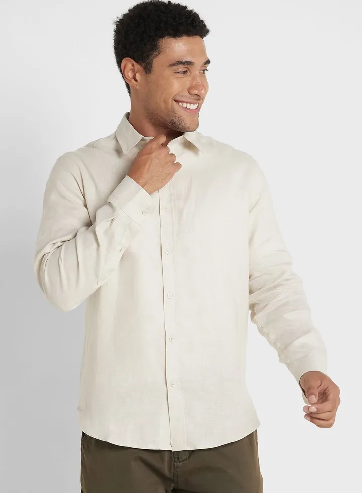 Short Sleeve Linen Shirt