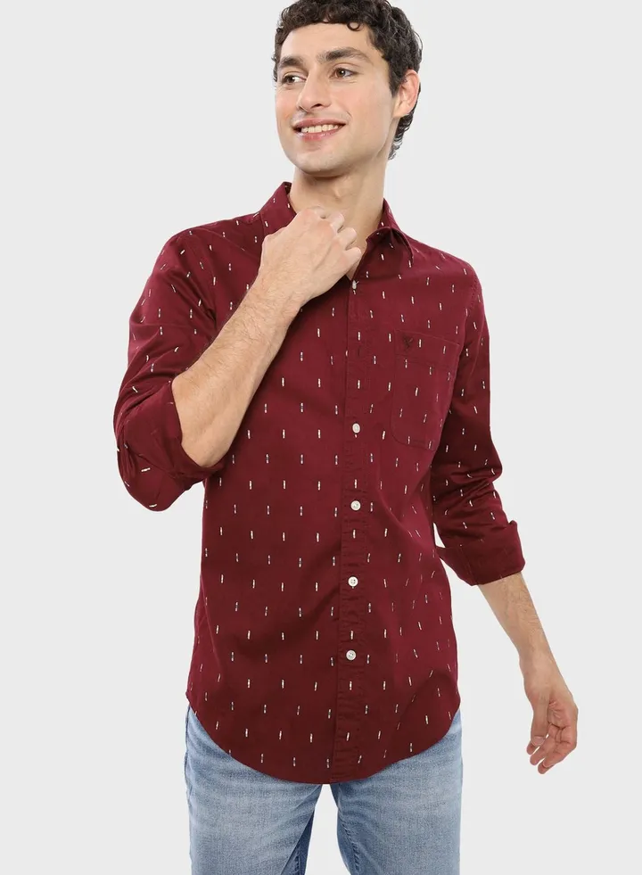 Printed Slim Fit Shirt