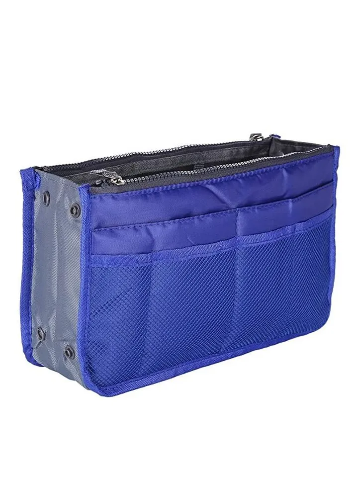 13 Pocket Ladies Hand Bag Organizer Roya Blue