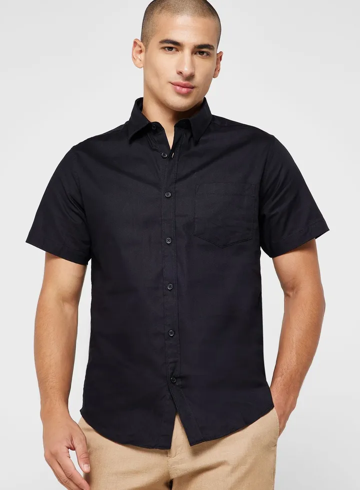 Short Sleeve Dobby Shirt