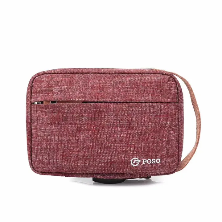 Water Resistant Bag With USB Charging Red