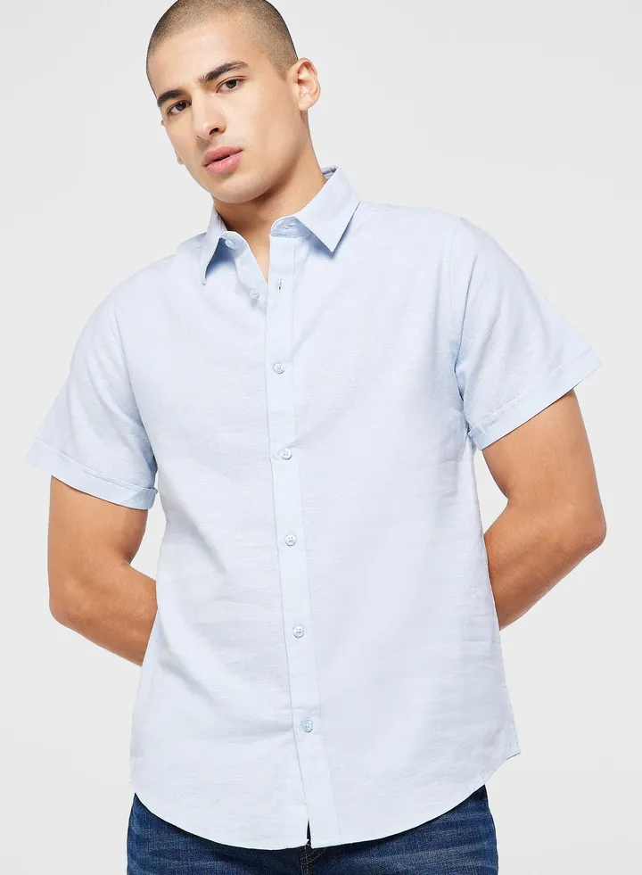 Short Sleeve Linen Shirt