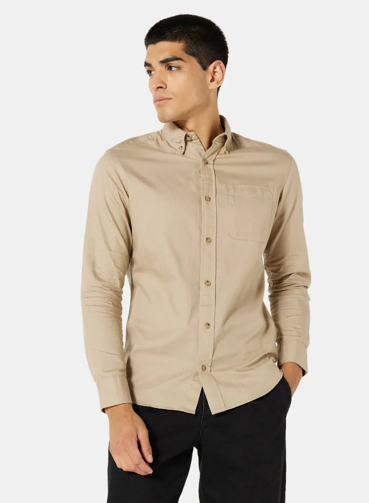 Brook Twill Collared Shirt