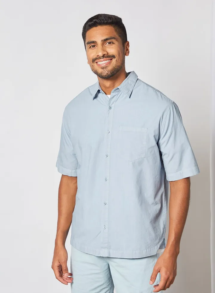 Relaxed Fit Shirt Blue