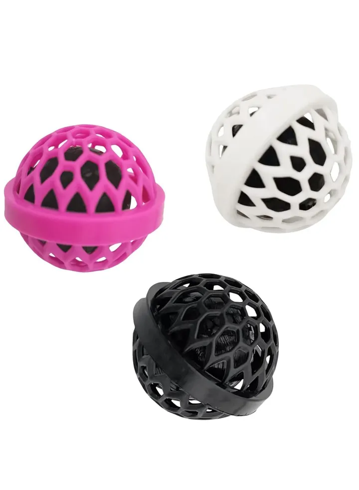 Purse Cleaning Ball, 3Pcs Purse Ball Cleaner Keep your Bags Clean, Reusable Mini Cleaning Balls Sticky Inside Ball Picks up Dust, Dirt and Crumbs in Purse Cosmetic Bag Backpack Handbag(3 in 1)