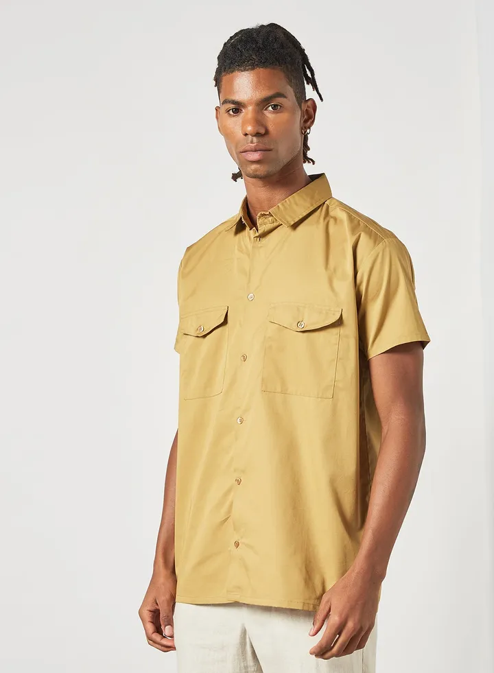 Short Sleeve Shirt Yellow