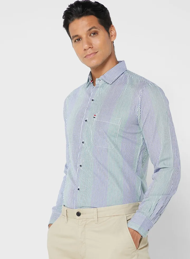 Cutaway Regular Slim Fit Full Sleeve