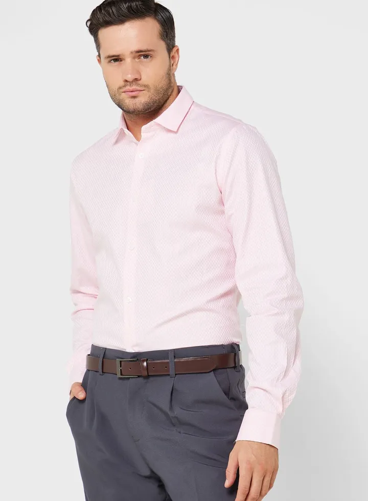 Dobby Full Sleeve Formal Shirt