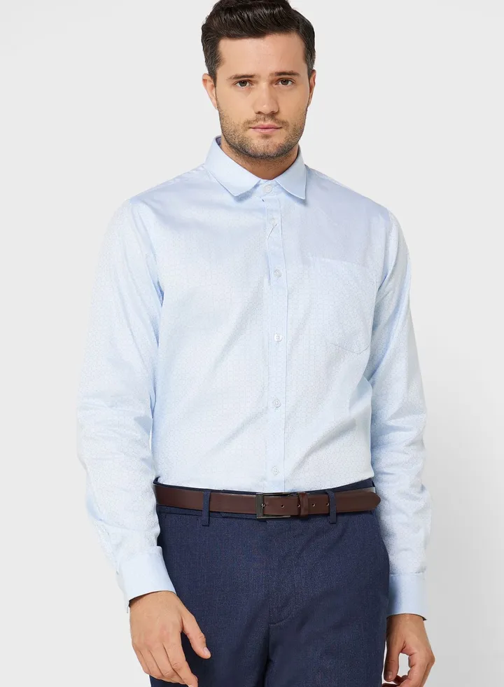 Dobby Full Sleeve Formal Shirt