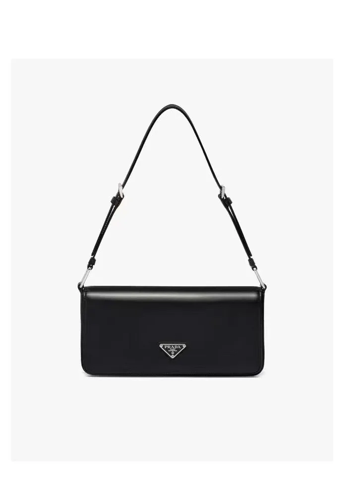 Prada leather shoulder bag crossbody bag armpit bag