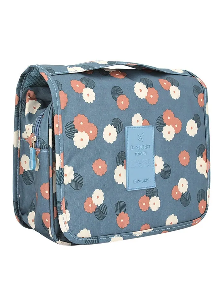 Waterproof Cosmetic Travel Organizer Blue/White/Pink