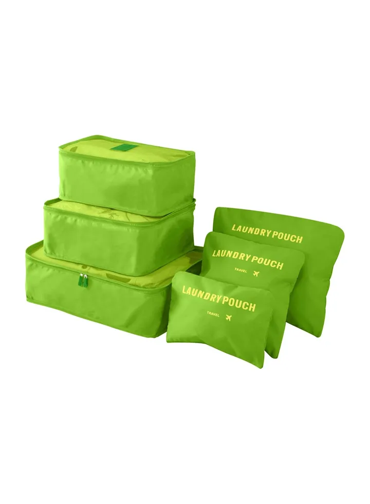 6-Piece Multi-Purpose Organizer Set with Laundry Pouch - Travel & Home Storage Solution