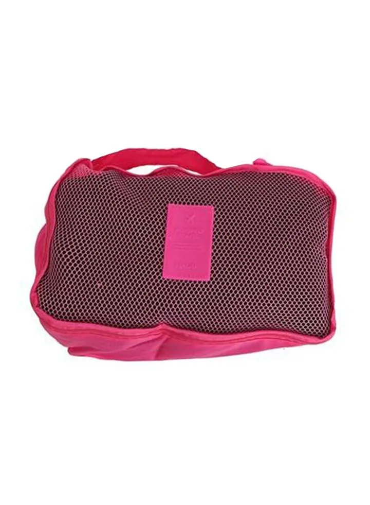 6-Piece Travel Bag Set Pink