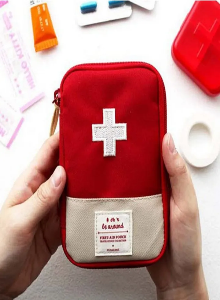 A small empty medical bag to organize first aid supplies