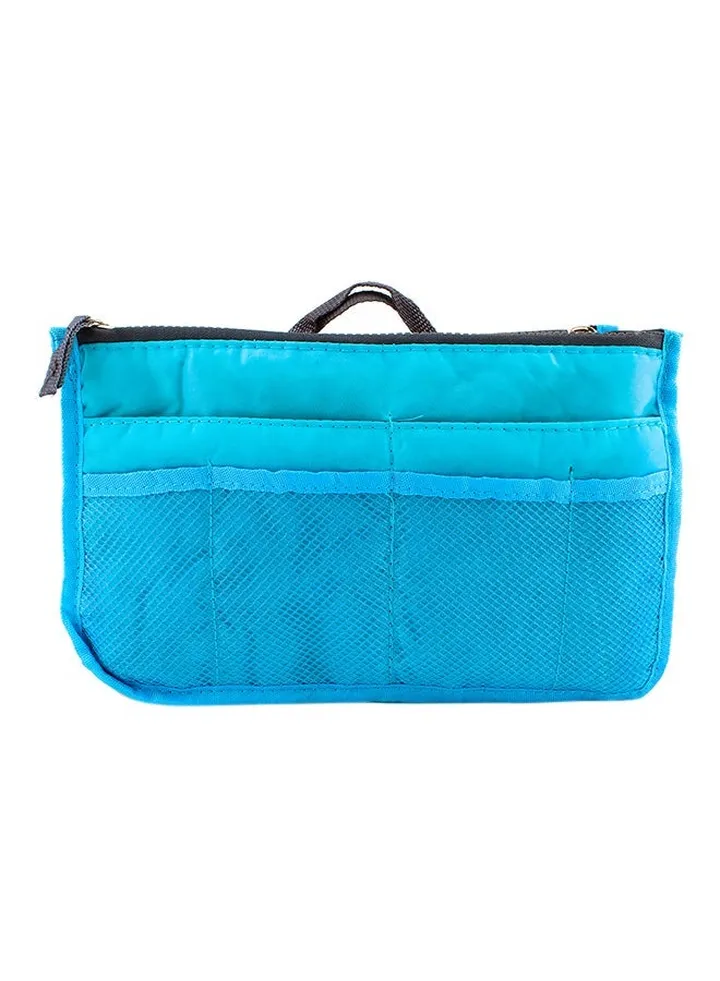 Zipper Closure Travel Kit Blue
