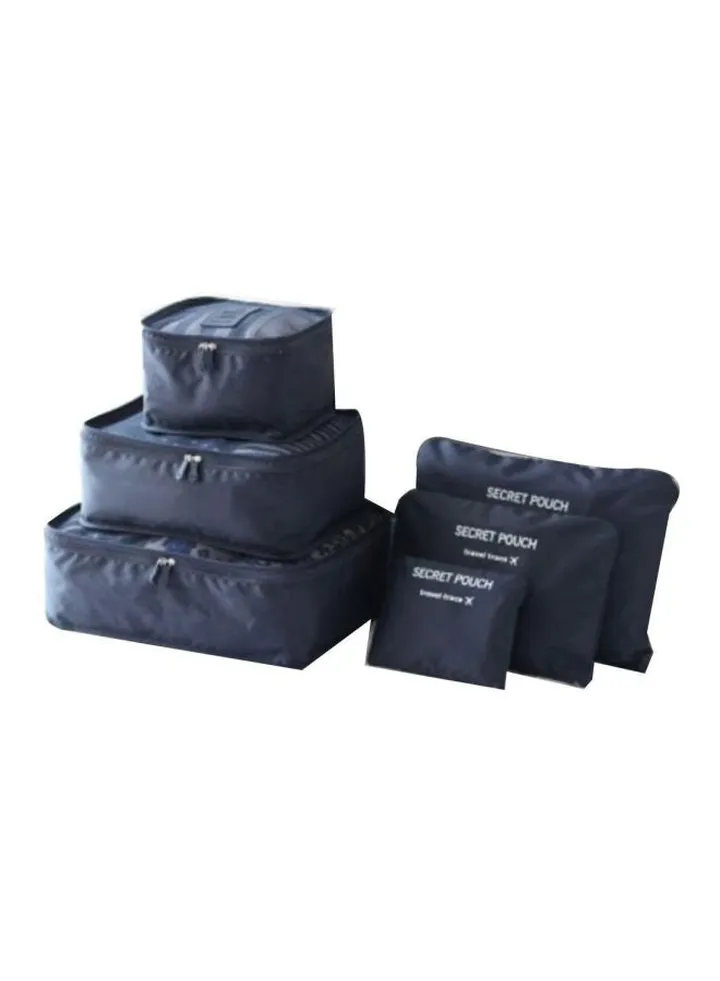 Pack Of 6 Wear Resistant Storage Organizer Navy Blue