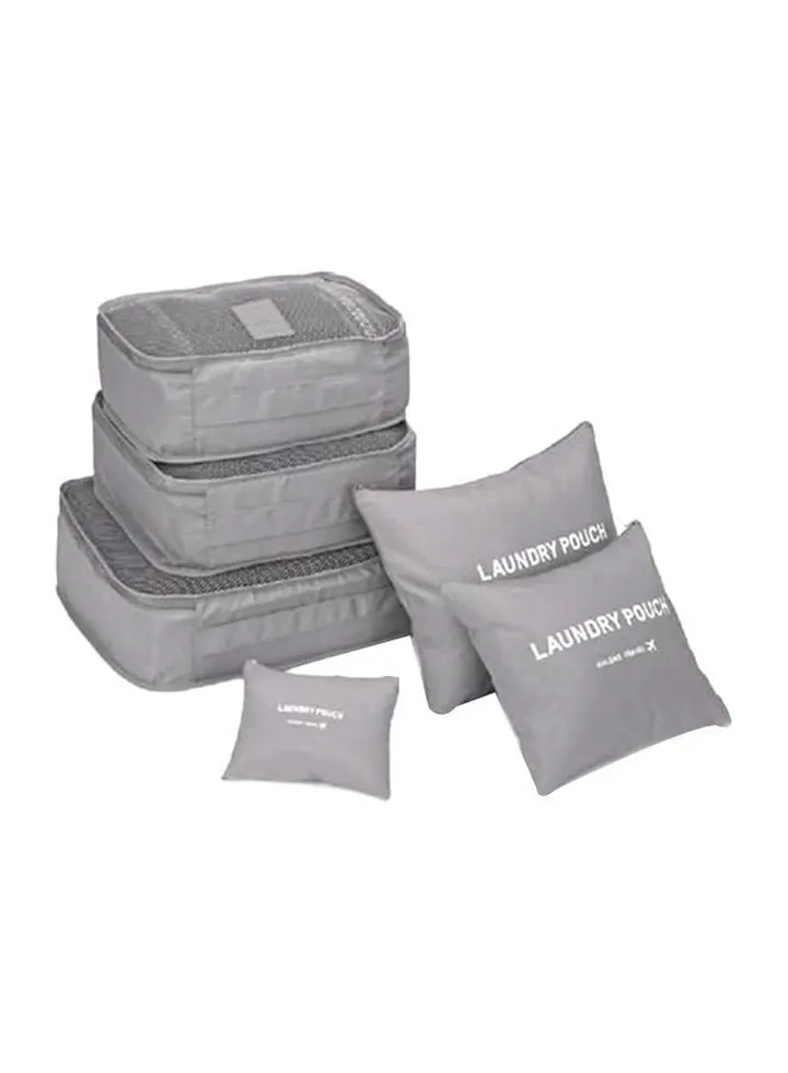 6-Piece Packing Organizer Set Grey