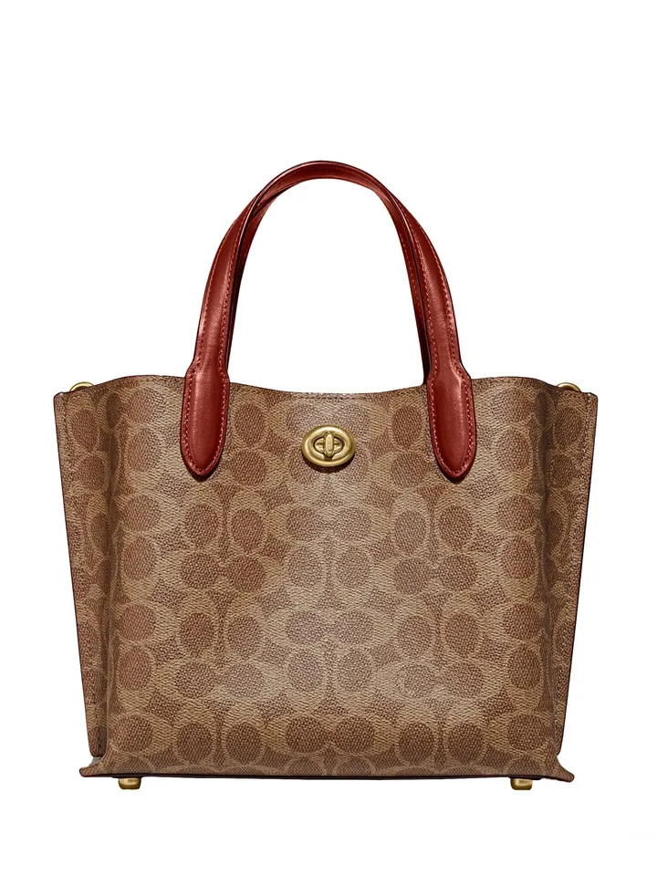 COACH Womens Willow 24 Tote Bag