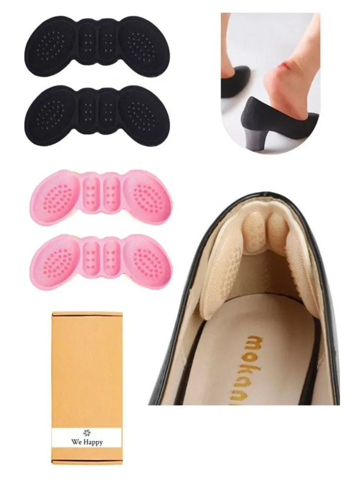 4-Piece Insoles For Shoes High Heels