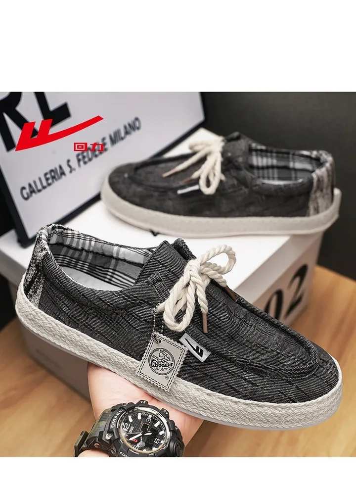 Men's Non Slip And Breathable Canvas Casual Shoes