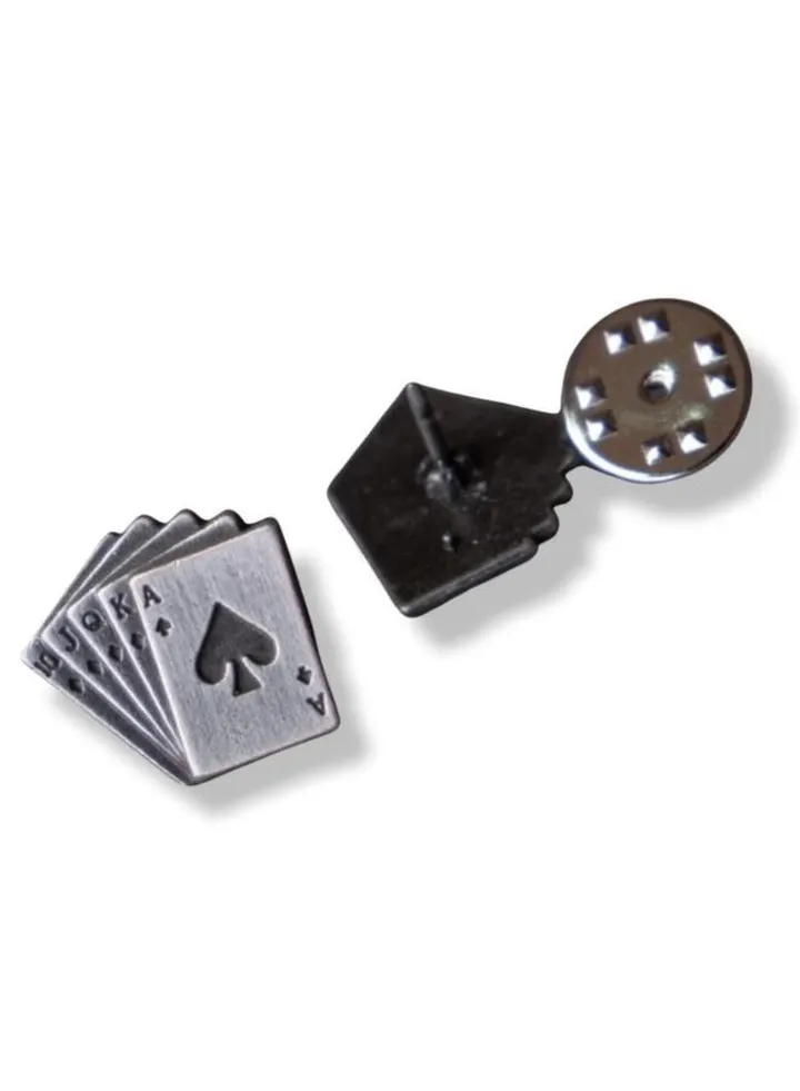 Playing Cards Brooch