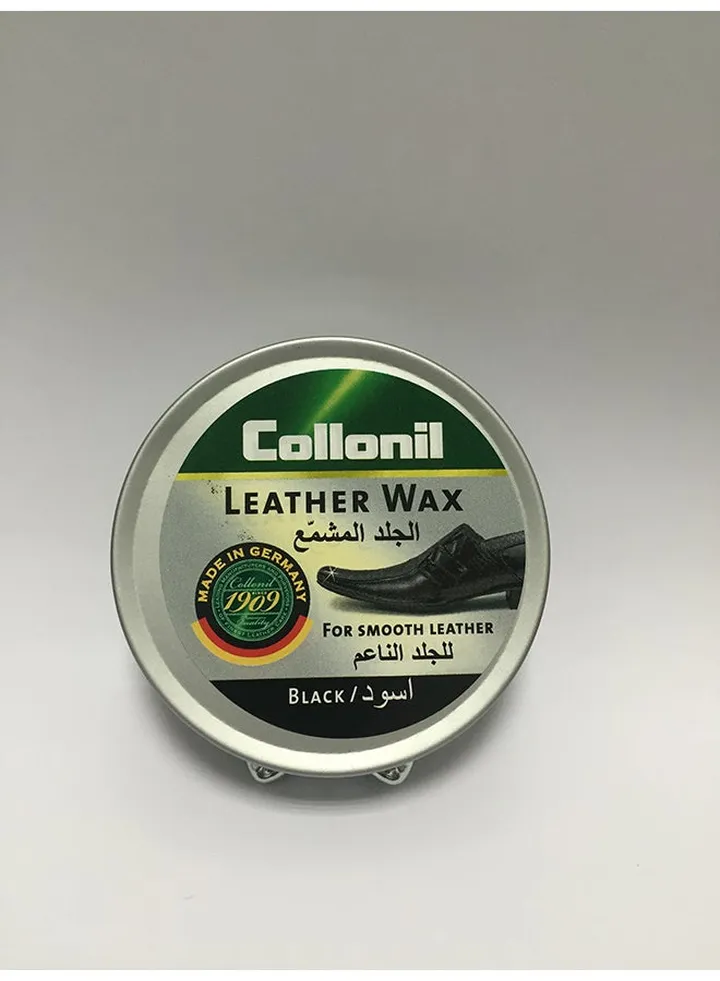 Leather Wax Tin Black