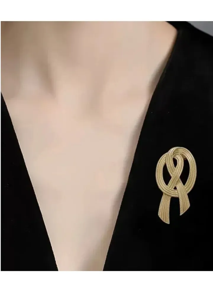 Elegant Gold Brooch For Women