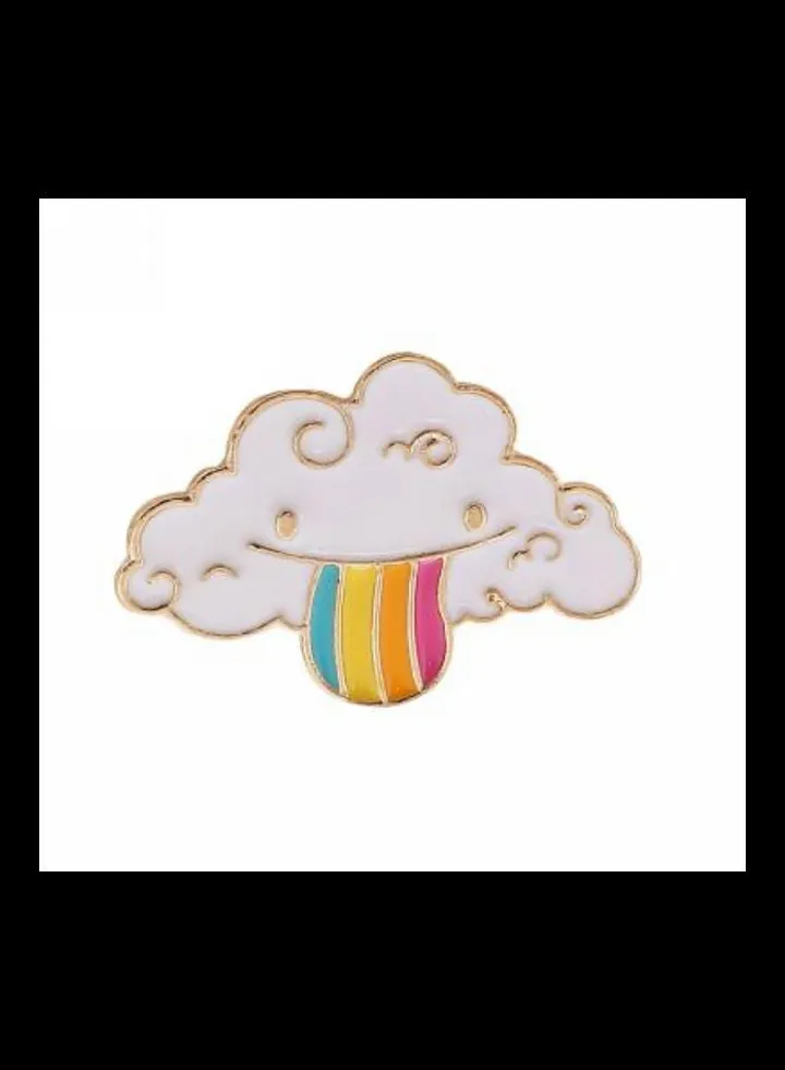 Funny Cloud Design Brooch