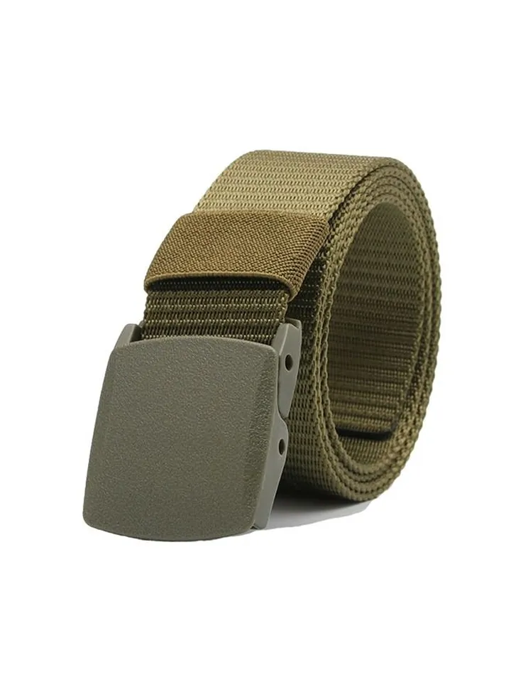 Automatic Nylon Men's Belt Army Green