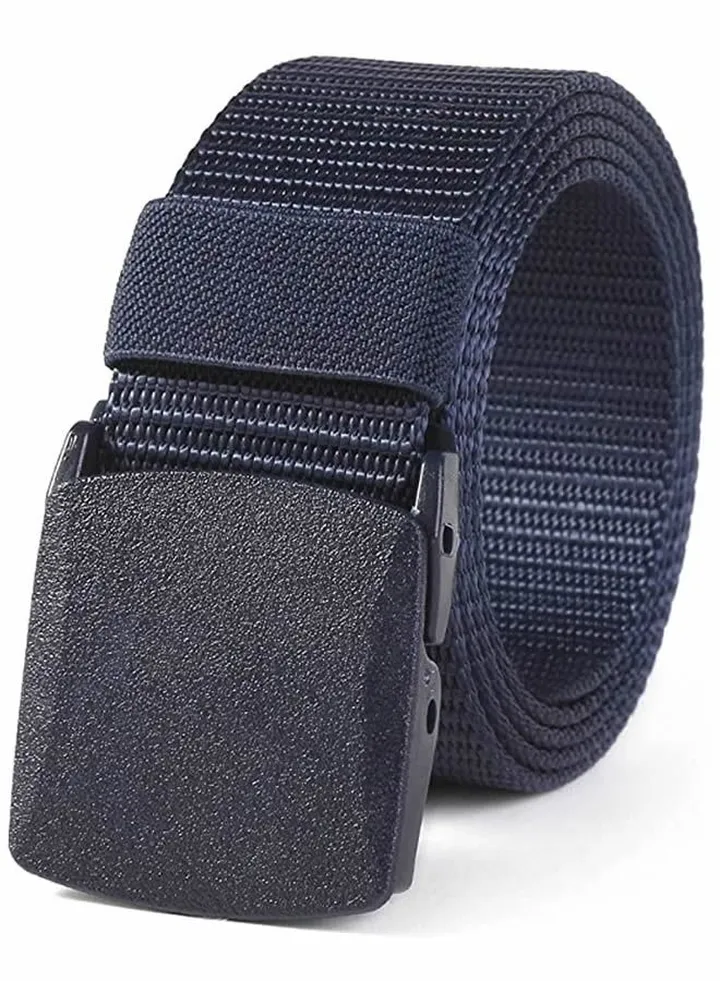 Automatic Nylon Men's Belt Blue