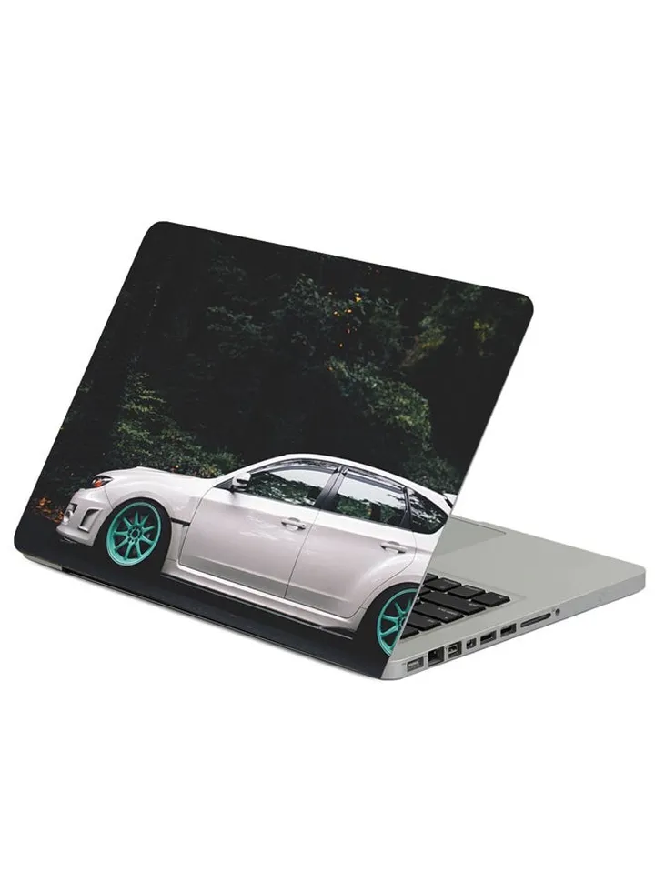 Subaru Impreza Wheels Printed Laptop Sleeve Multicolor